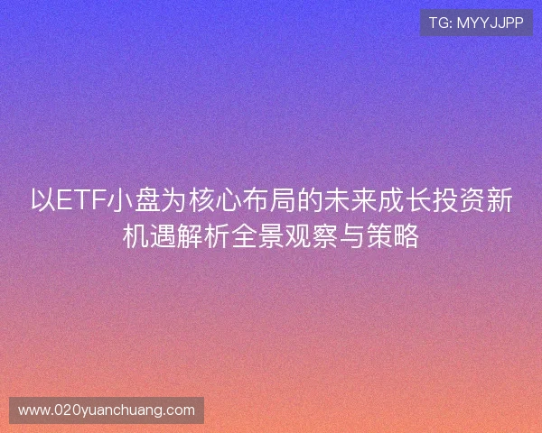 以ETF小盘为核心布局的未来成长投资新机遇解析全景观察与策略 以ETF小盘为核心布局的未来成长投资新机遇解析全景观察与策略